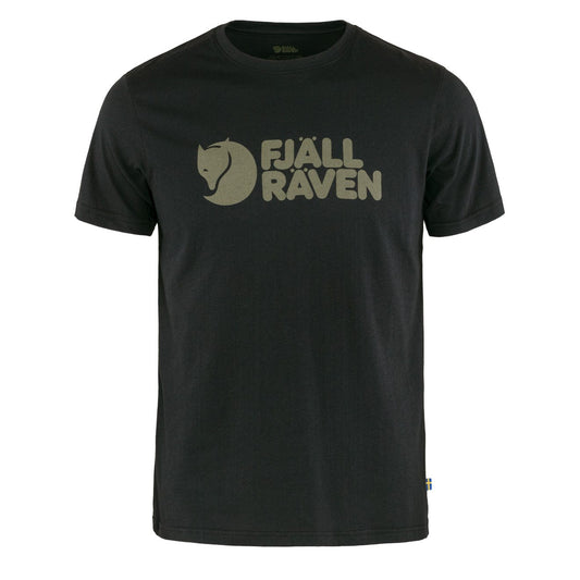 Fjallraven Logo T-Shirt Black - The Sporting Lodge