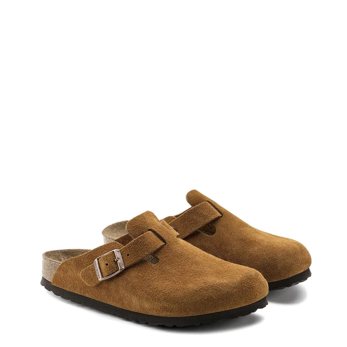 Birkenstock Womens Boston SFB VL Narrow Sandal Mink | The Sporting 