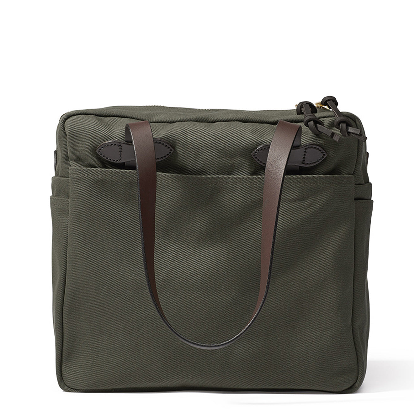 Filson Tote Bag with Zipper Otter Green | The Sporting Lodge