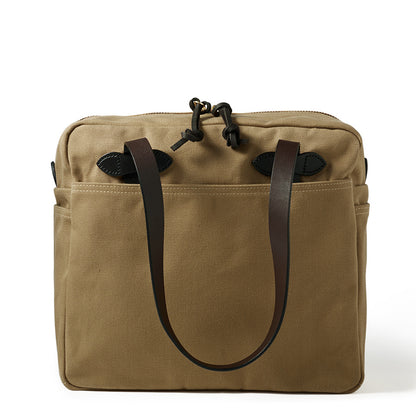 Filson Tote Bag with Zipper Tan - The Sporting Lodge