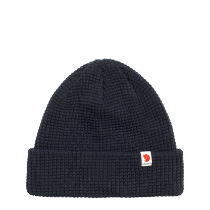 Fjallraven Tab Beanie Hat Dark Navy - The Sporting Lodge