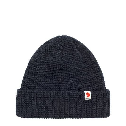 Fjallraven Tab Beanie Hat Dark Navy - The Sporting Lodge