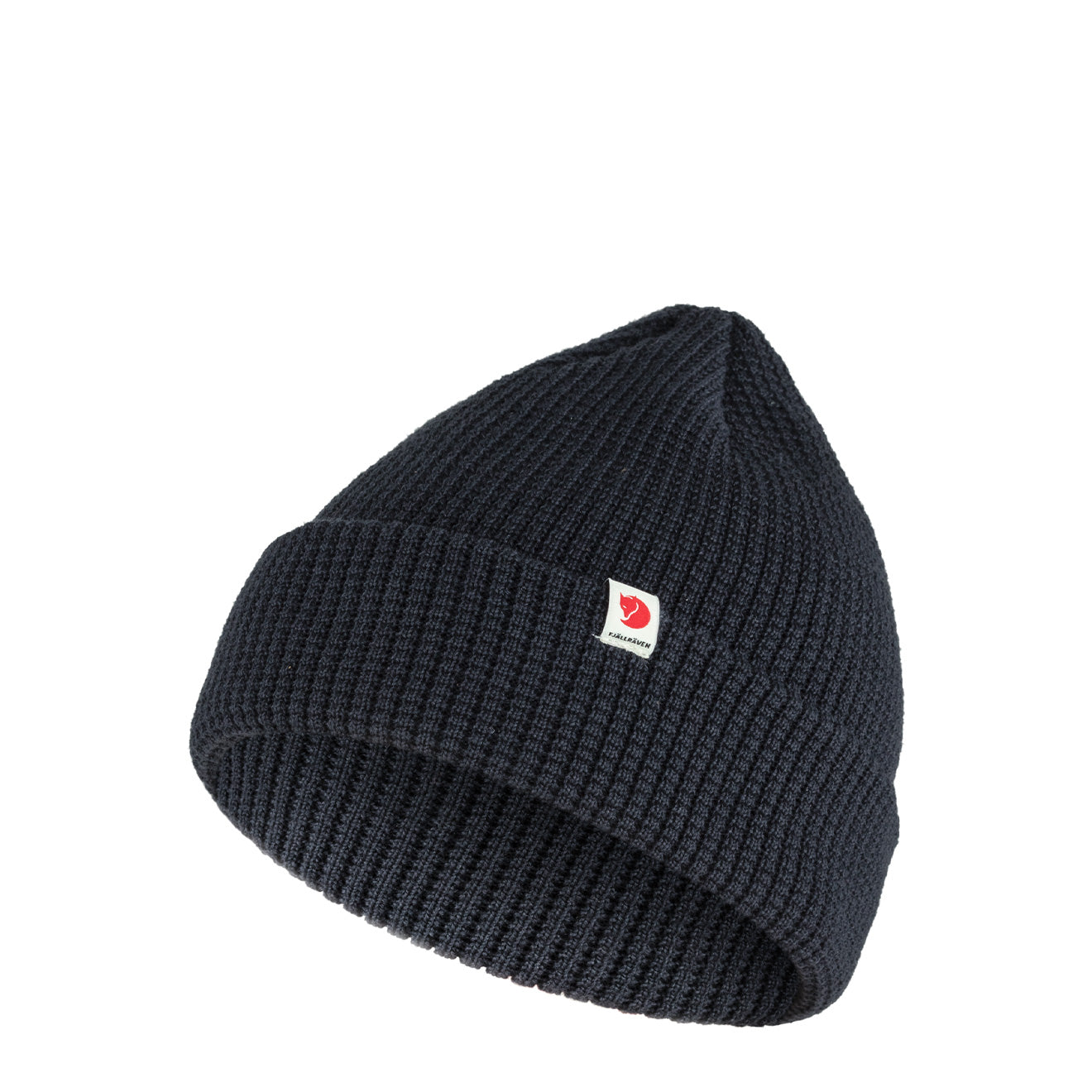 Fjallraven Tab Beanie Hat Dark Navy - The Sporting Lodge