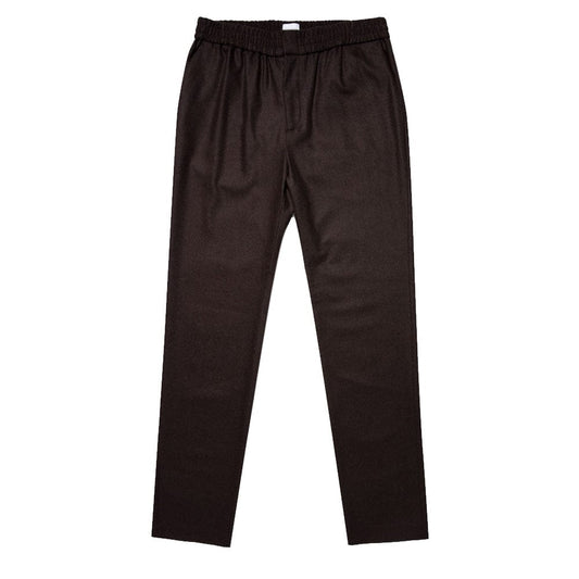 Sunspel Drawstring Trouser Chocolate - The Sporting Lodge