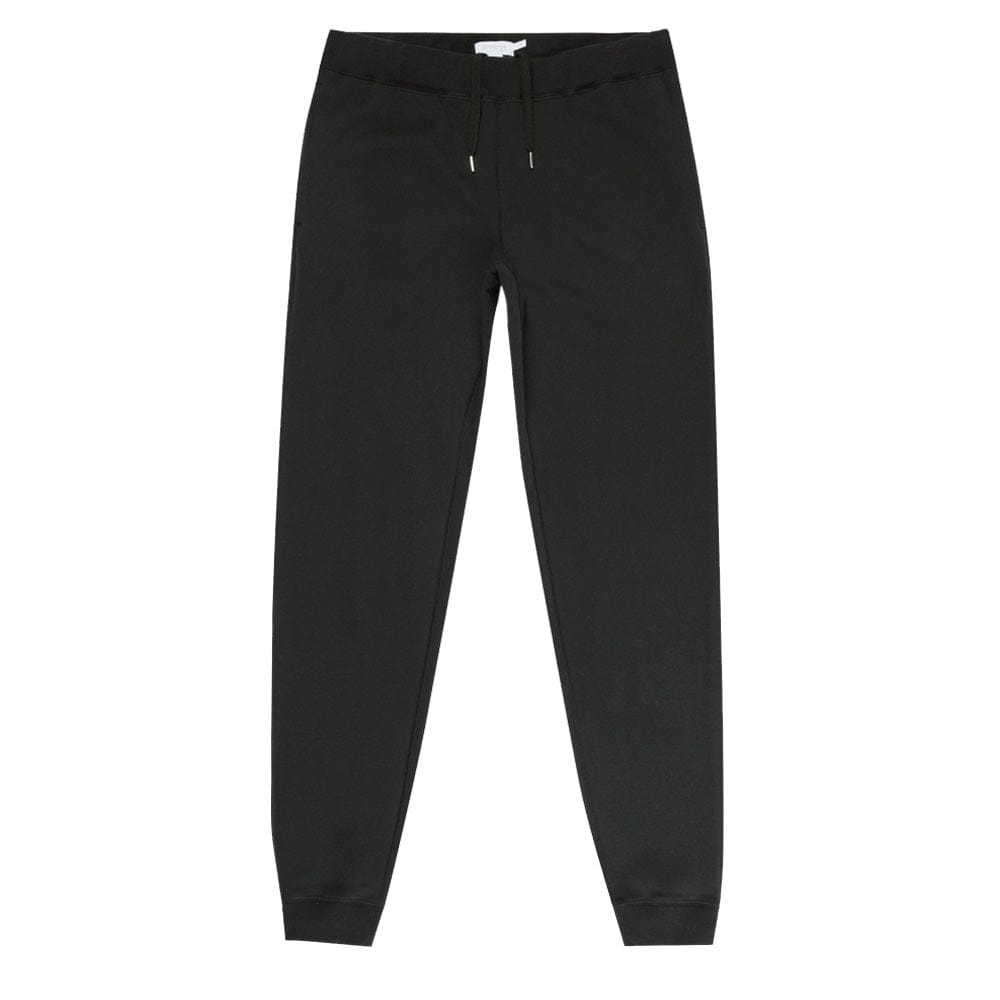 Sunspel Loopback Track Pant Black - The Sporting Lodge