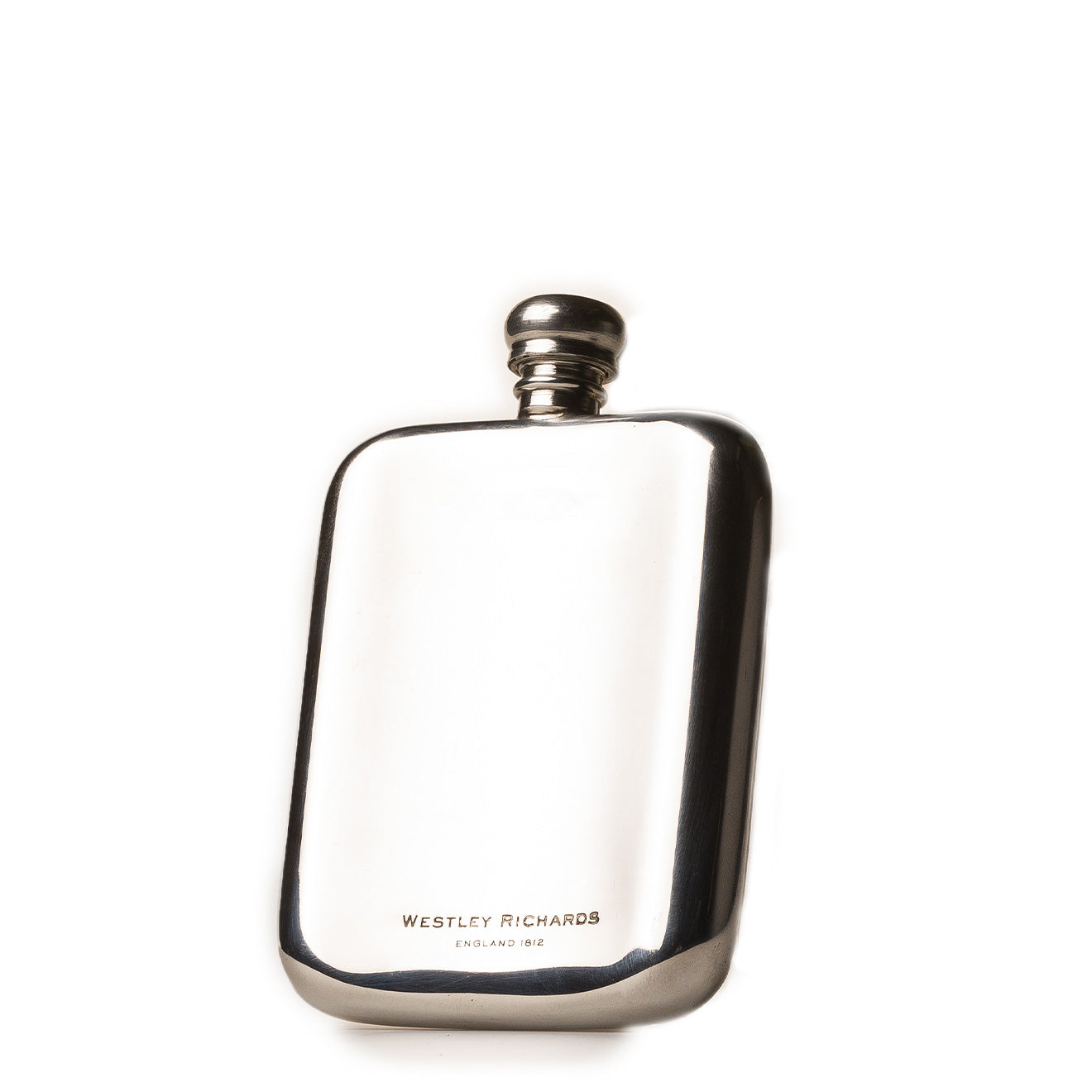 Westley Richards 4oz Hip Flask Dark Tan - The Sporting Lodge