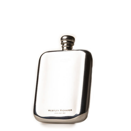 Westley Richards 4oz Hip Flask Dark Tan - The Sporting Lodge