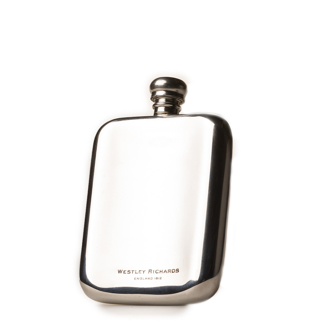 Westley Richards 5.5oz Hip Flask Dark Tan - The Sporting Lodge