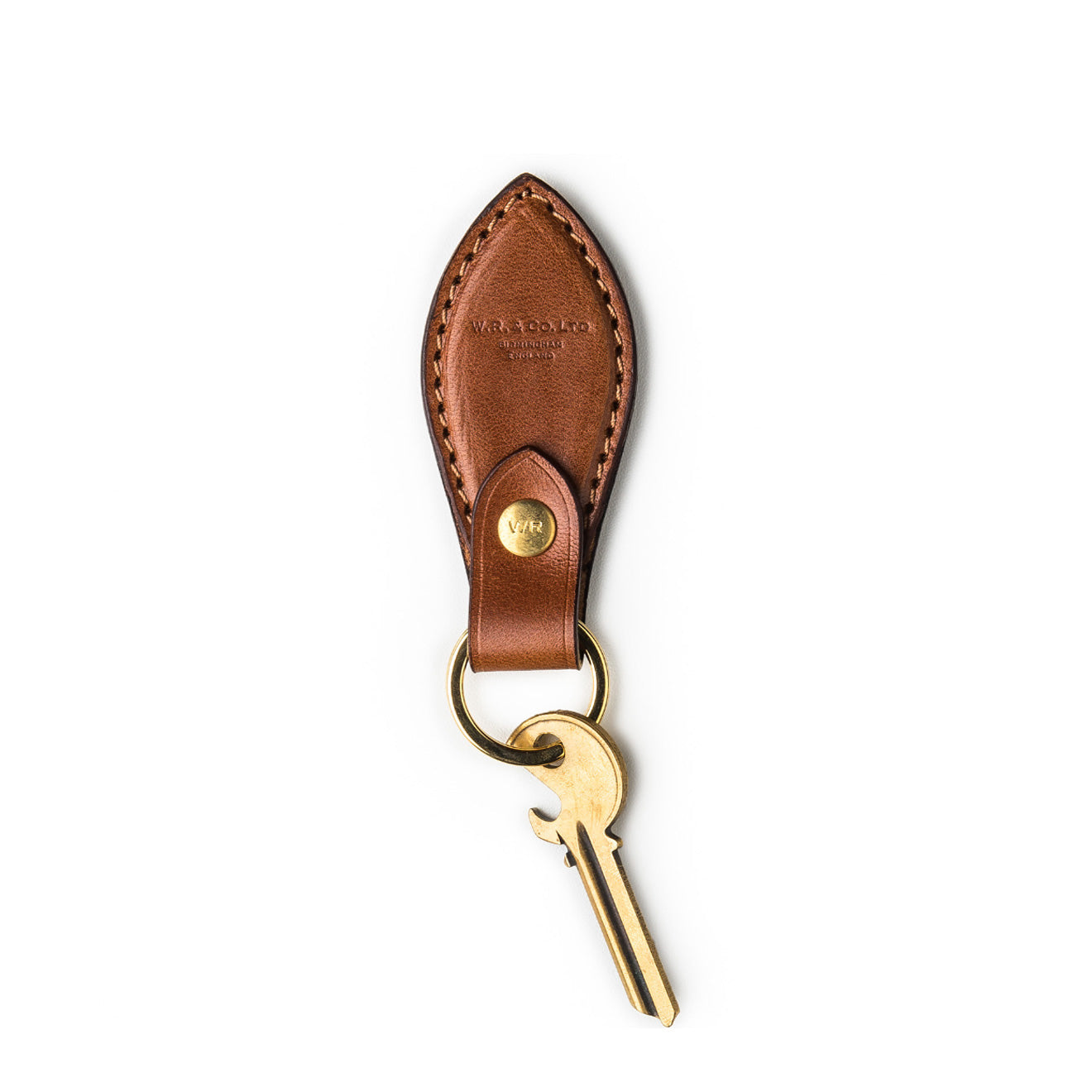 Westley Richards Leather Key Fob Mid Tan - The Sporting Lodge