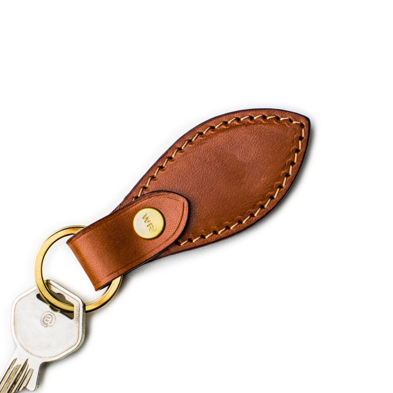 Westley Richards Leather Key Fob Mid Tan - The Sporting Lodge