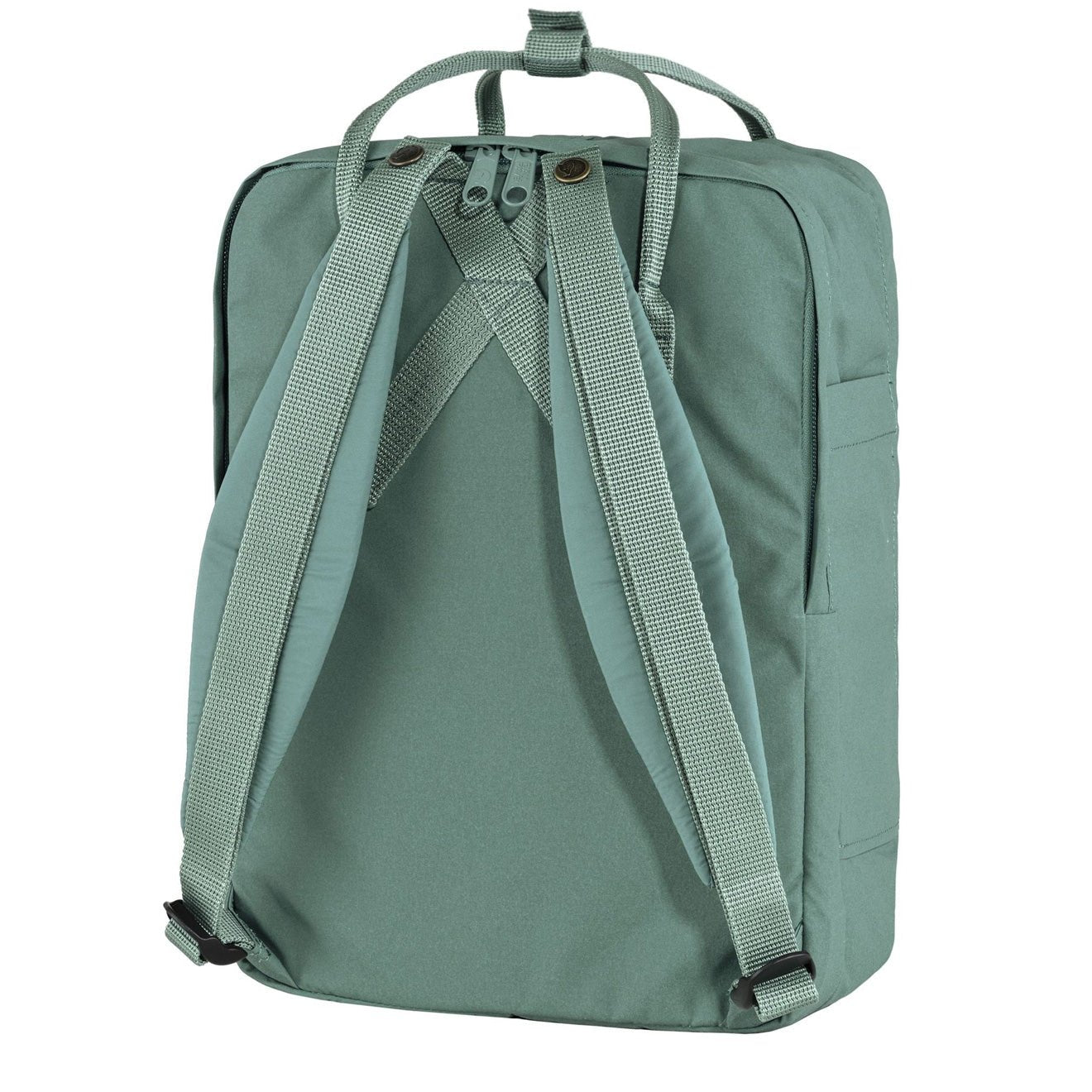 fjallraven kanken mini backpack frost green chess pattern version of our signature Knken backpack is suitable for small children as well as adults looking for a small backpack Fjallraven - Kanken Mini Classic