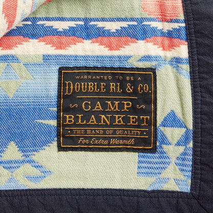 RRL ダブルアールエルCAMP BLANKET リバーシブル 解こ