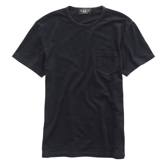 RRL by Ralph Lauren Pocket T-Shirt Black Indigo - The Sporting Lodge