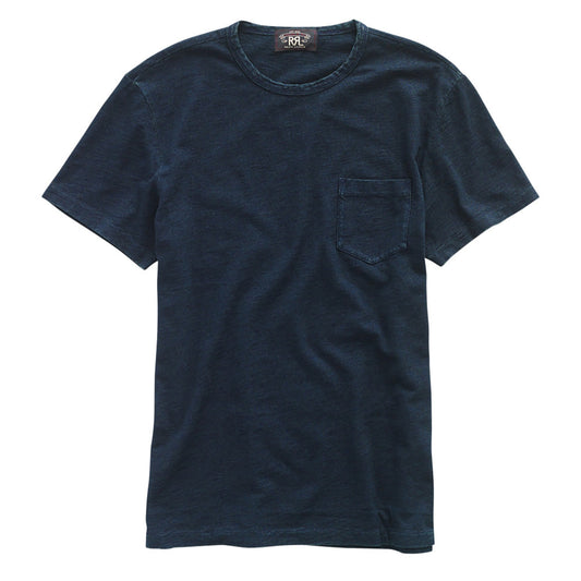 RRL by Ralph Lauren Pocket T-Shirt Indigo - The Sporting Lodge