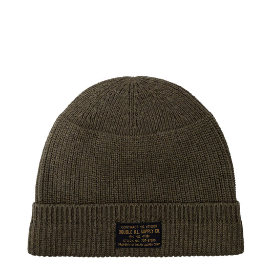 RRL by Ralph Lauren Watch Cap Dark Olive - The Sporting Lodge