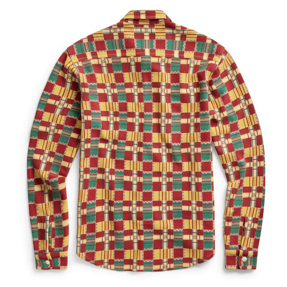 RRL by Ralph Lauren Matlock Work Shirt Red / Teal - The Sporting Lodge