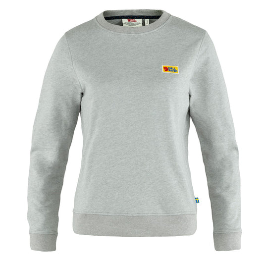 Fjallraven Womens Vardag Sweater Grey Melange - The Sporting Lodge