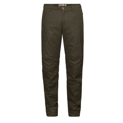 Fjallraven Womens Sormland Tapered Winter Trousers Dark Olive - The Sporting Lodge