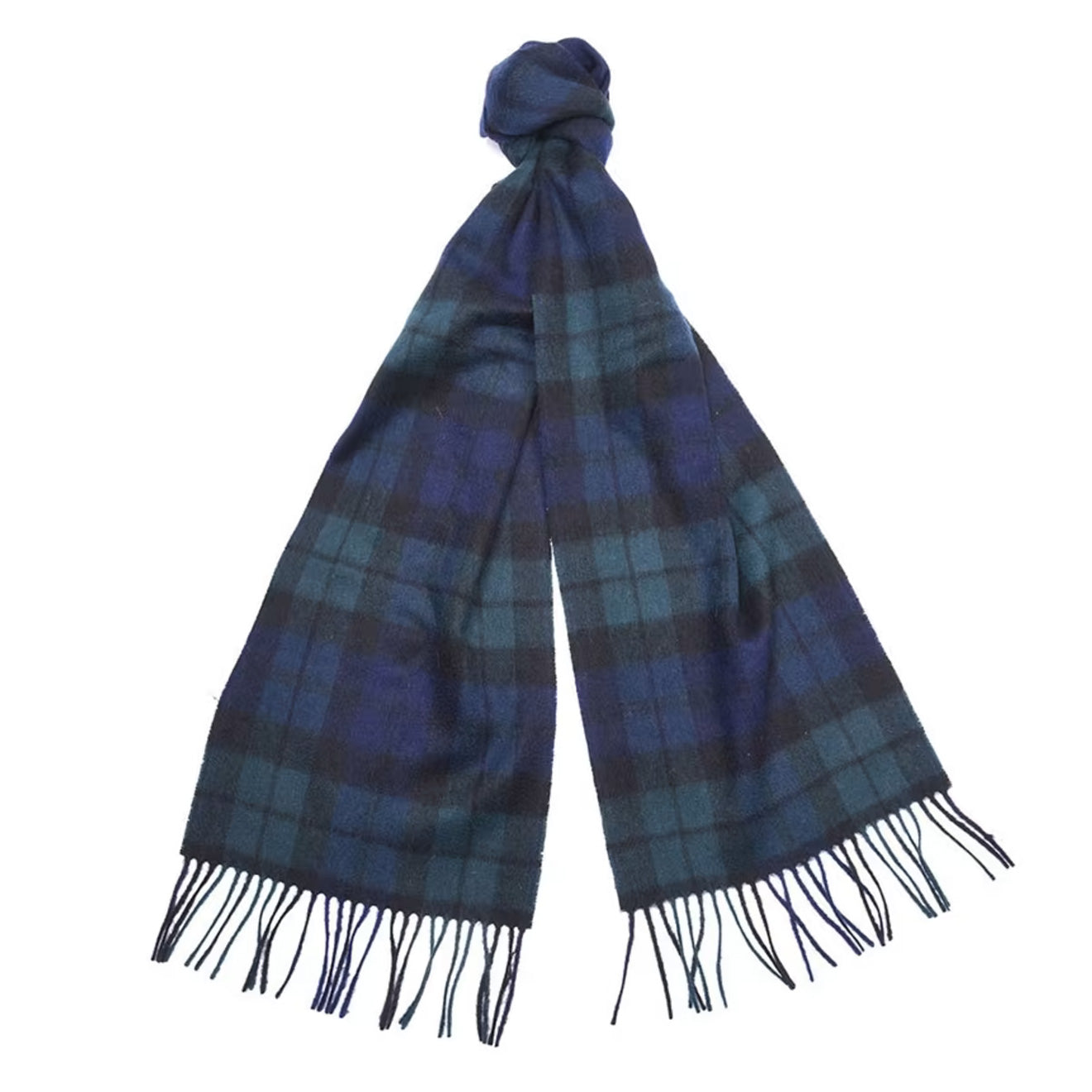 Barbour New Check Scarf Black Watch - The Sporting Lodge