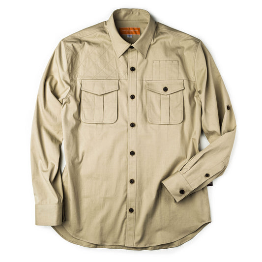 Westley Richards Campaign Shirt Light Stone - The Sporting Lodge