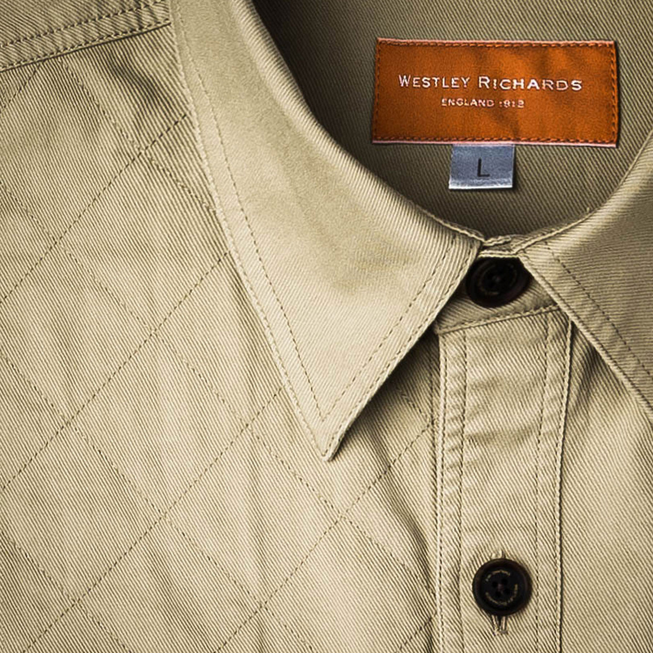 Westley Richards Campaign Shirt Light Stone - The Sporting Lodge