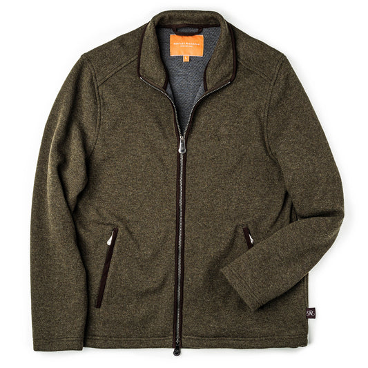 Westley Richards Lyell Full Zip Fleece Moss - The Sporting Lodge