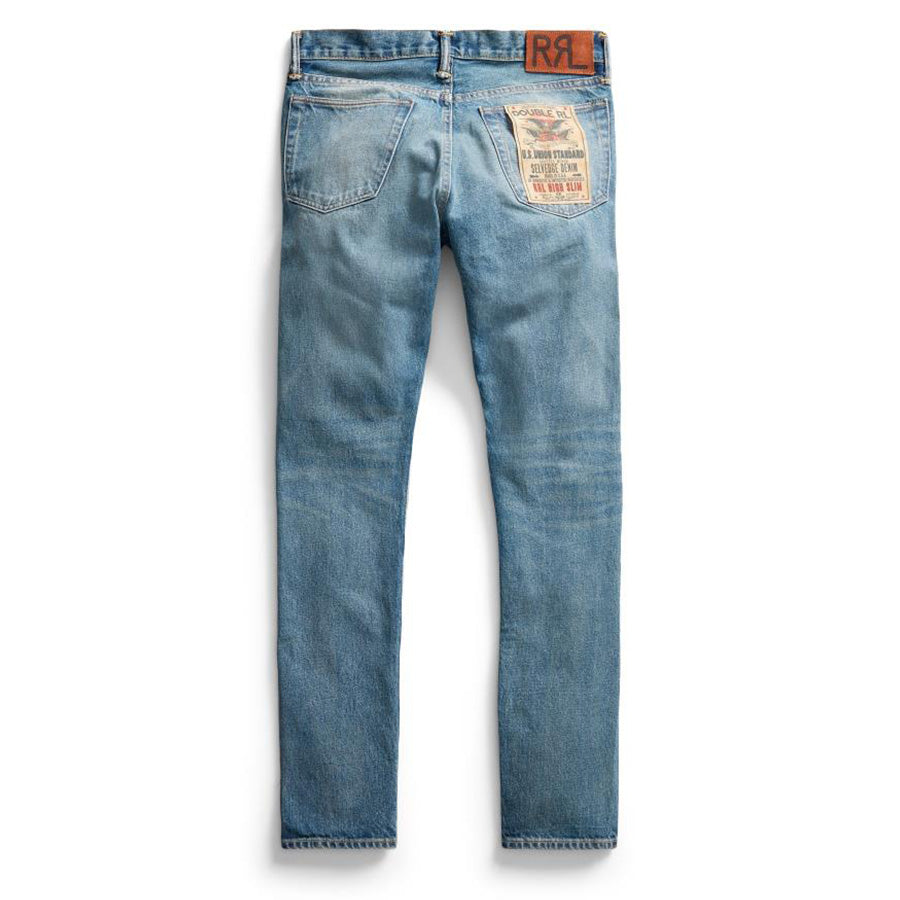 RRL by Ralph Lauren High Slim Fit Selvedge Jean Colloway Wash 
