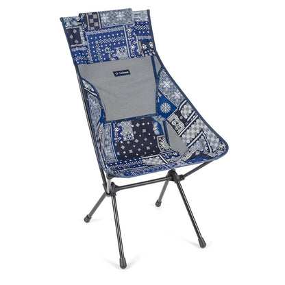 Helinox Sunset Chair Blue Bandanna Quilt | The Sporting Lodge