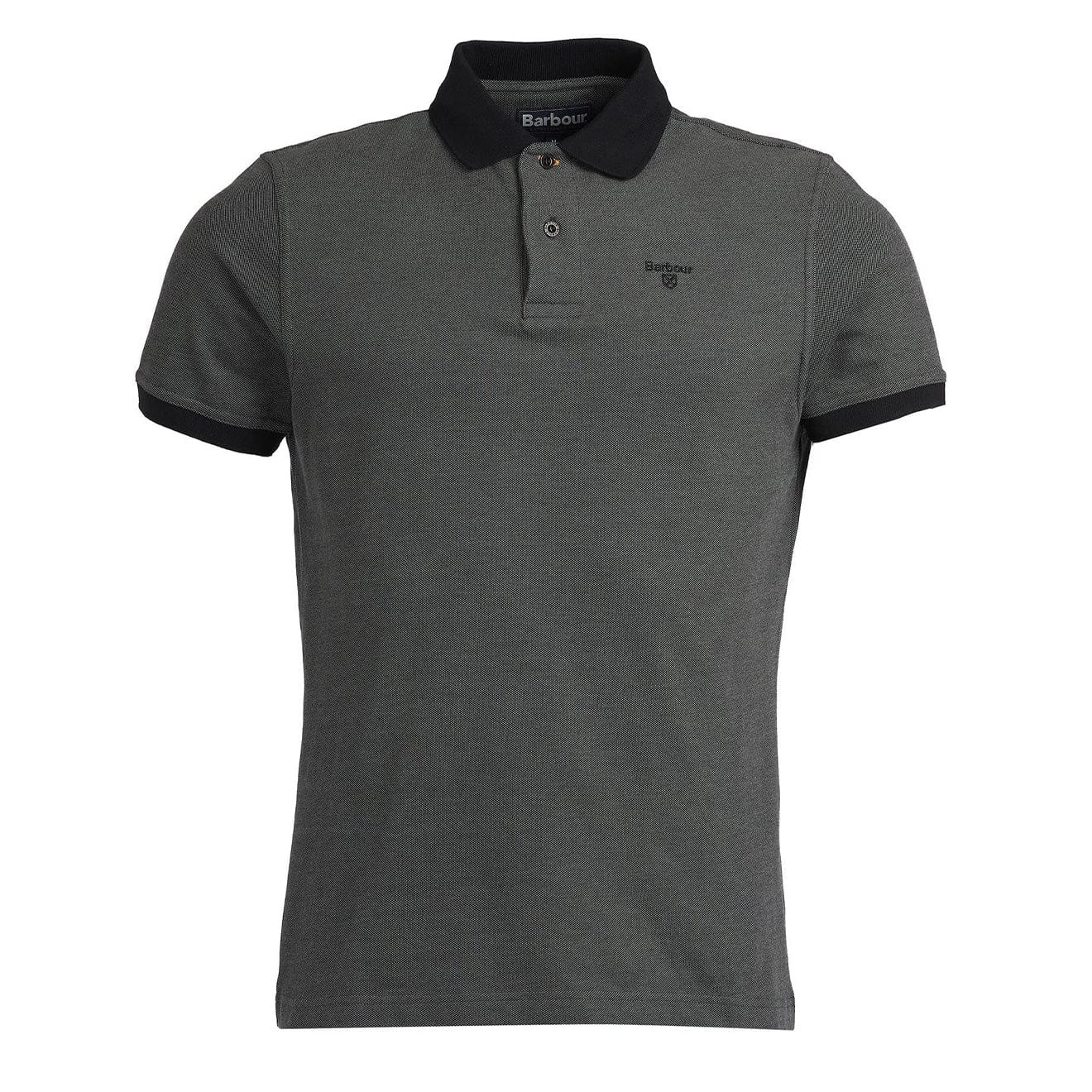 Barbour Sports Polo Mix Black - The Sporting Lodge