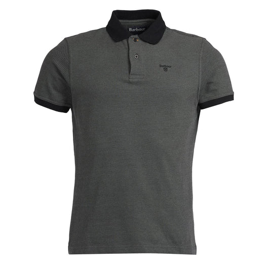 Barbour Sports Polo Mix Black - The Sporting Lodge