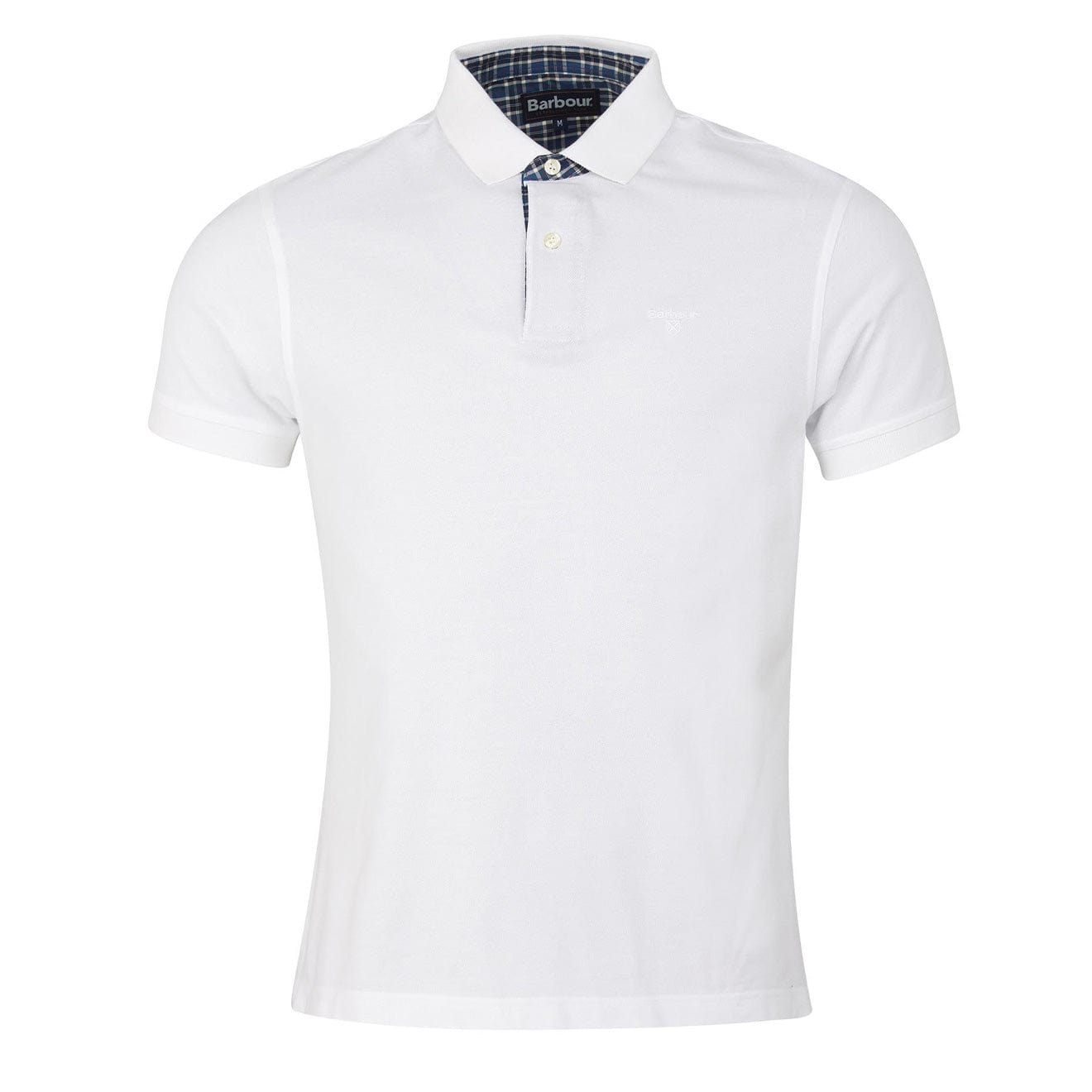 Barbour Dunbar Polo Shirt White - The Sporting Lodge