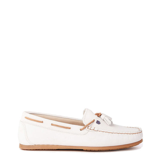 Dubarry Womens Jamaica Loafer Sail White - The Sporting Lodge