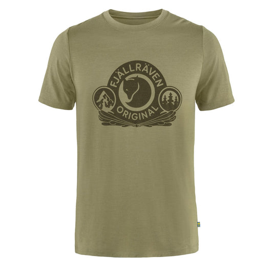 Fjallraven Abisko Wool Classic SS T-Shirt Light Olive - The Sporting Lodge