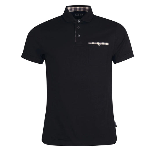 Barbour Corpatch Polo Shirt Black - The Sporting Lodge