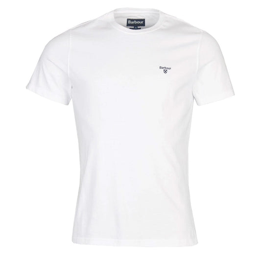 Barbour Sports Tee White - The Sporting Lodge
