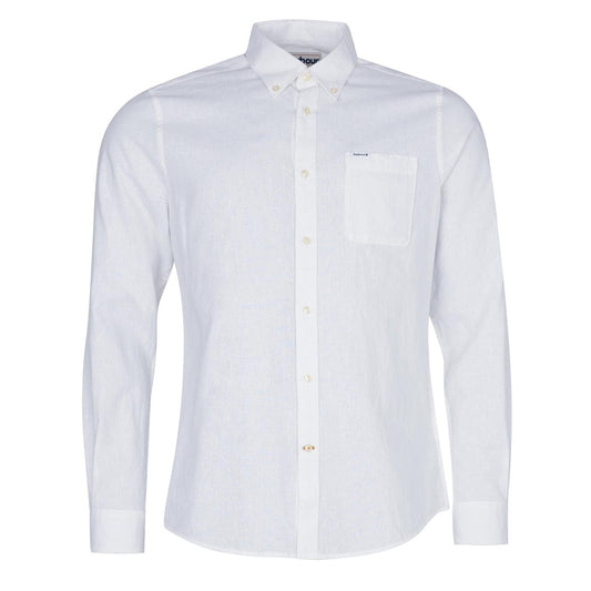 Barbour Nelson Tailored Shirt White - The Sporting Lodge