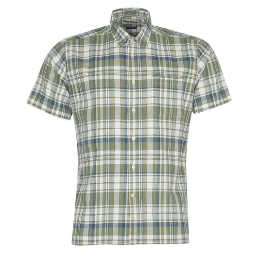 Barbour Bodmin Short Sleeve Summer Shirt Olive - The Sporting Lodge