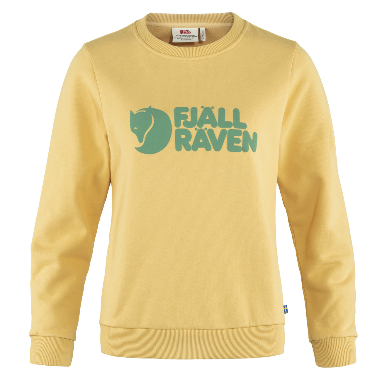 Fjallraven Womens Logo Sweater Mais Yellow - The Sporting Lodge