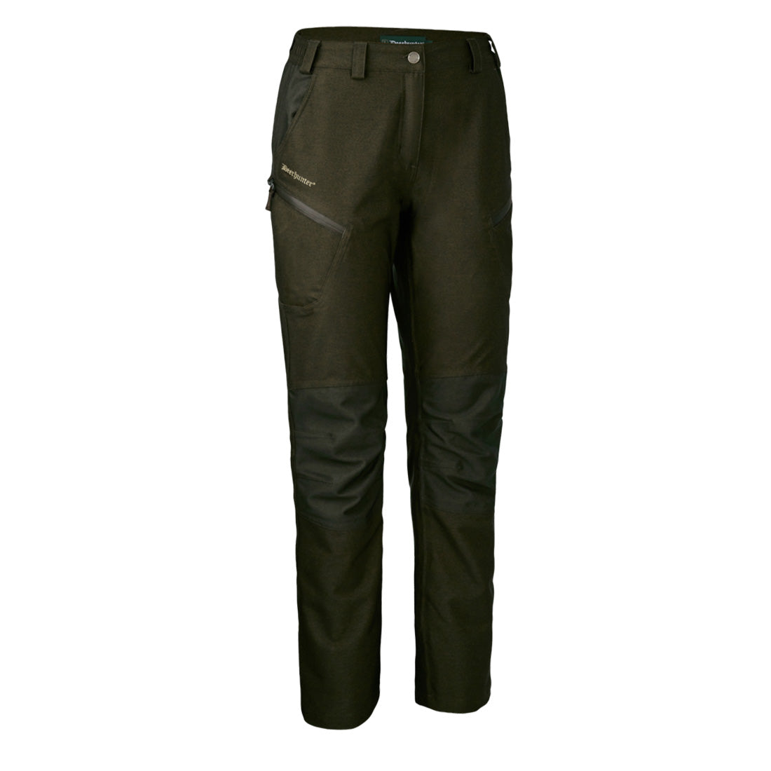 Deerhunter Lady Chasse Trousers Olive Night Melange - The Sporting Lodge