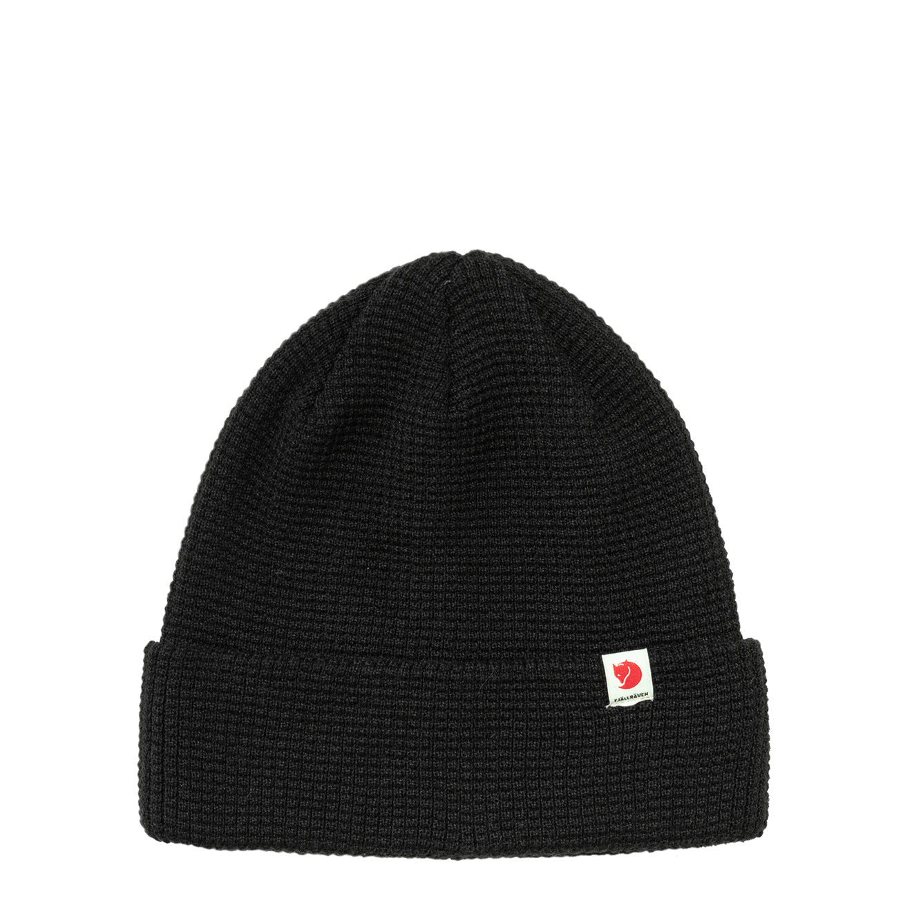 Fjallraven Tab Beanie Hat Black | The Sporting Lodge