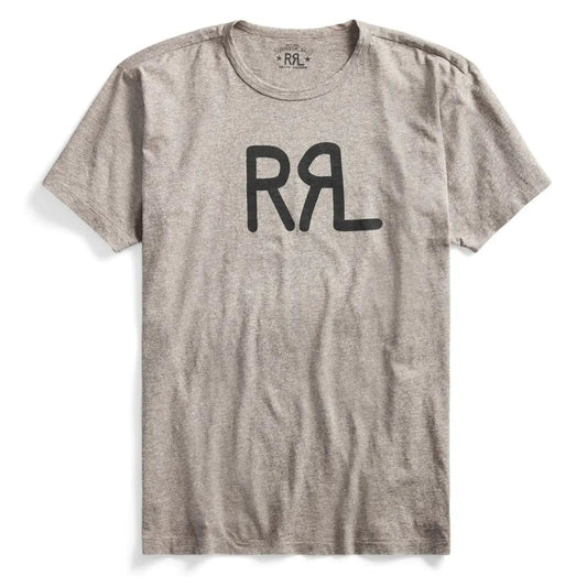 RRL by Ralph Lauren S/S Logo T-Shirt Heather Grey - The Sporting Lodge