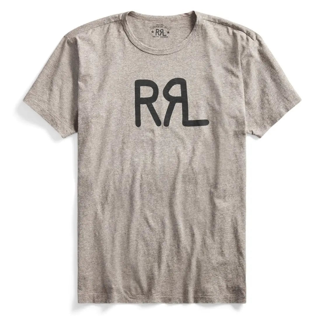RRL by Ralph Lauren S/S Logo T-Shirt Heather Grey | The Sporting Lodge