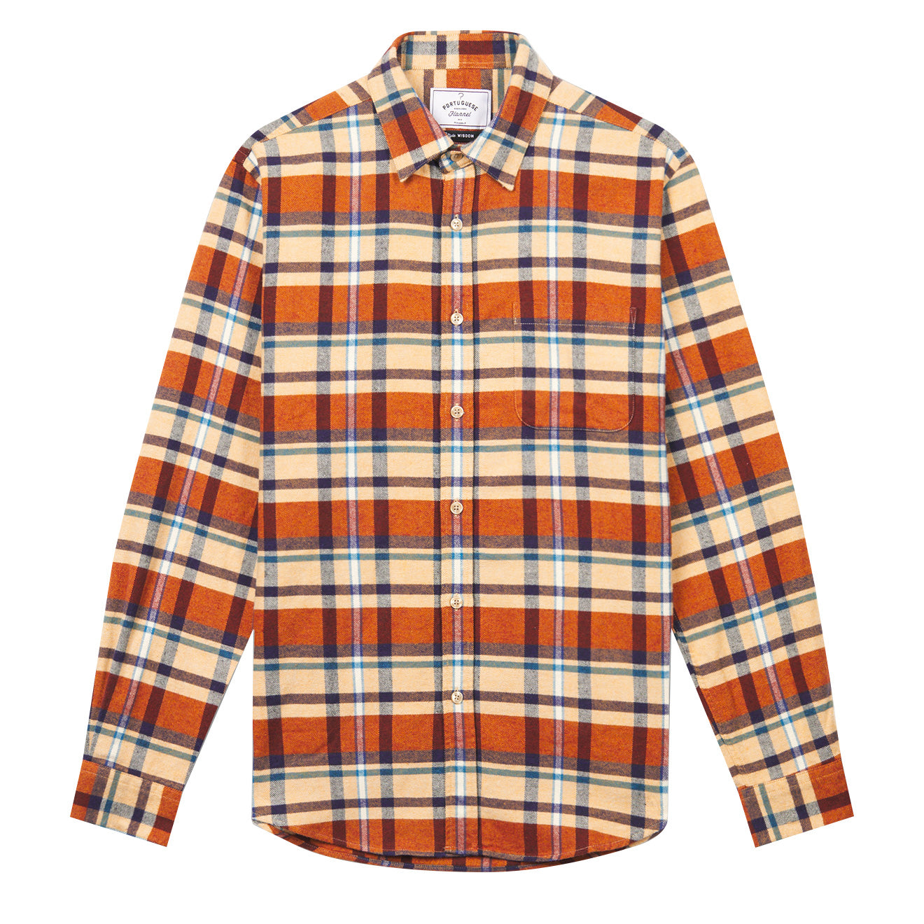 Portuguese Flannel Fall Palette Shirt Yellow / Orange - The Sporting Lodge