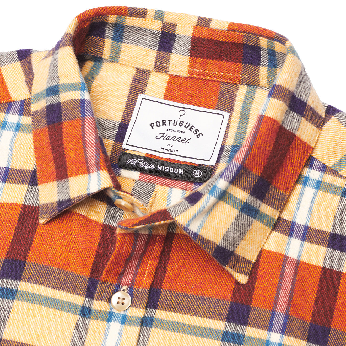 Portuguese Flannel Fall Palette Shirt Yellow / Orange - The Sporting Lodge