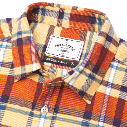 Portuguese Flannel Fall Palette Shirt Yellow / Orange - The Sporting Lodge