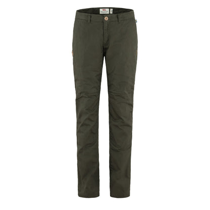 Fjallraven Womens Sormland Tapered Winter Trousers Deep Forest - The Sporting Lodge