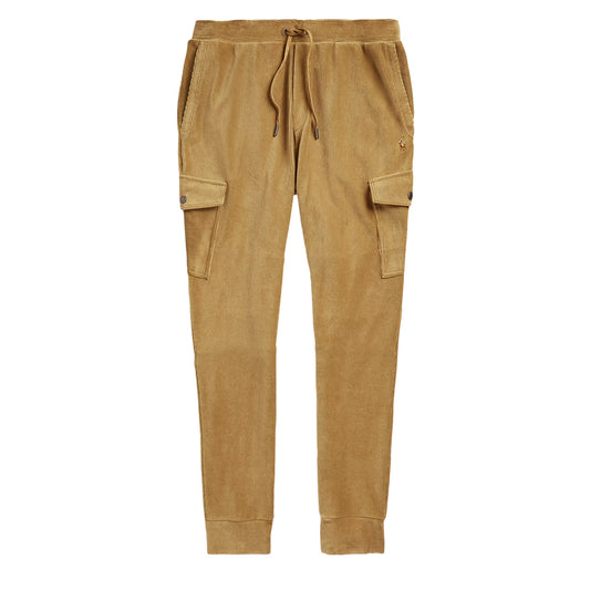 Polo Ralph Lauren Knit Corduroy Cargo Joggers Montana Khaki - The Sporting Lodge