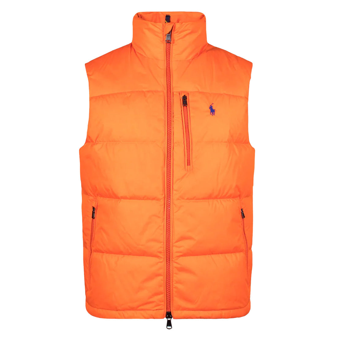 Polo Ralph Lauren Down Filled El Cap Puffer Vest Sailing Orange - The Sporting Lodge