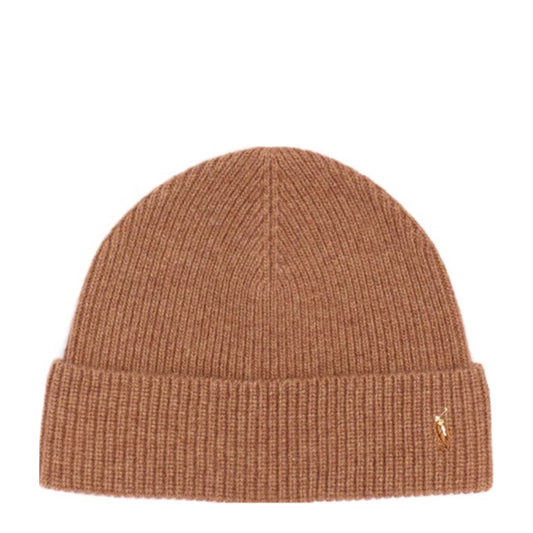 Polo Ralph Lauren Signature Pony Beanie Honey Brown Heather - The Sporting Lodge