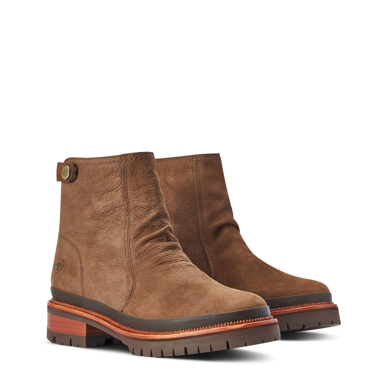 Ariat Womens Leighton Waterproof Boot Barley Brown - The Sporting Lodge